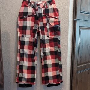 Vans Red and Black Plaid Jacket